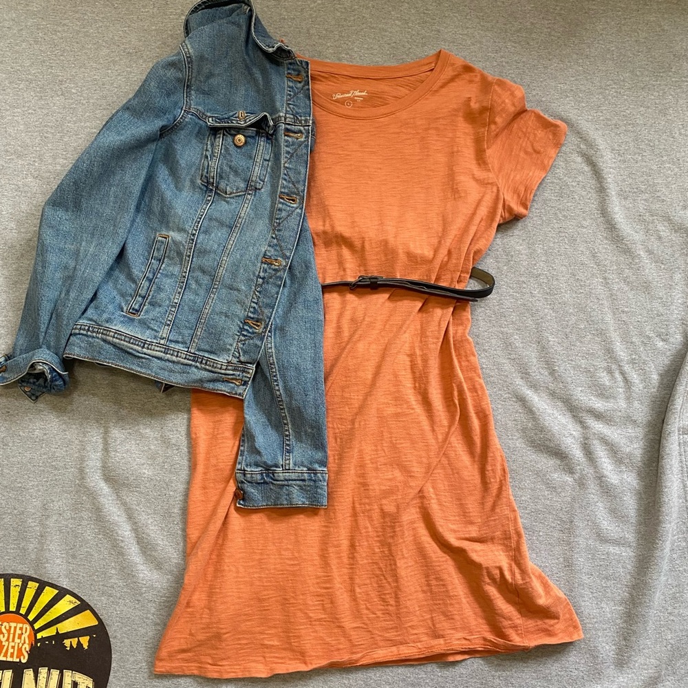 Women’s Large T-Shirt Dress in Orange